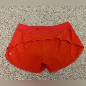 Lululemon running shorts.